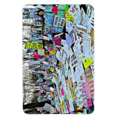 Mars van de vrouwen Protest Signs Magnet Magneet (Verticaal)