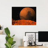 Mars van Phobos Poster (Thuiskantoor)