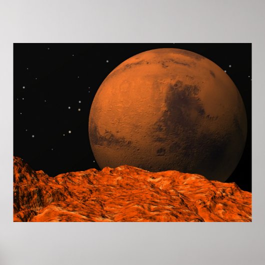 Mars van Phobos Poster (Voorkant)