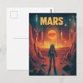 Mars: Verken de Rode Planeet Briefkaart (Voorkant / Achterkant)