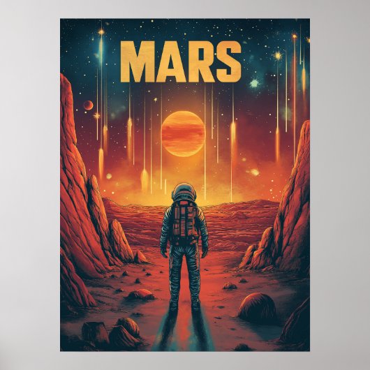 Mars: Verken de Rode Planeet Poster (Voorkant)