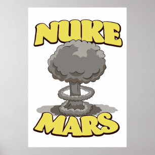 Mars vernietigen poster