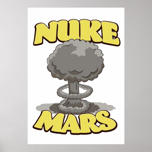 Mars vernietigen poster (Voorkant)