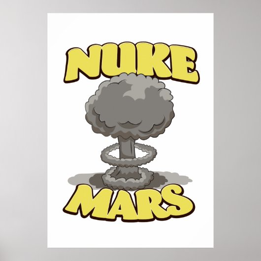 Mars vernietigen poster (Voorkant)