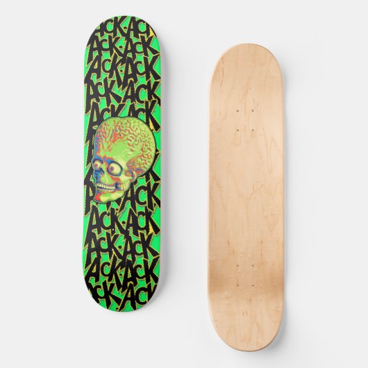 Mars verovering van buitenruimte Alien Fun Persoonlijk Skateboard (Voorkant)