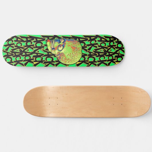 Mars verovering van buitenruimte Alien Fun Persoonlijk Skateboard (Horizontaal)