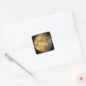 Mars Vierkante Sticker (Envelop)