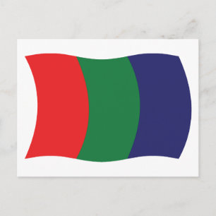 Mars Vlag Ansichtkaart Briefkaart
