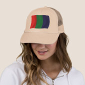 Mars Vlag Hoed Trucker Pet (In situ)