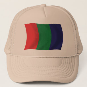 Mars Vlag Hoed Trucker Pet