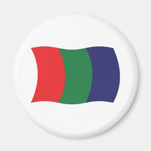 Mars Vlag Magneet (Voorkant)