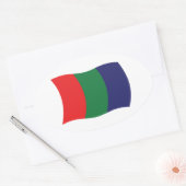 Mars Vlag Sticker (Envelop)