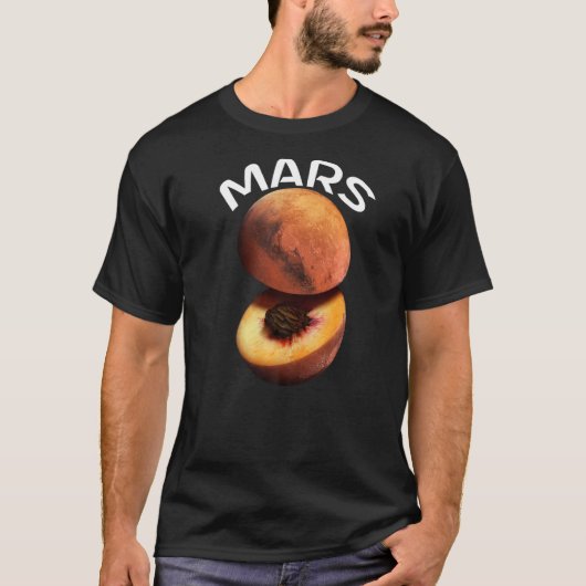 Mars voor Astronomer Red Planet T-shirt (Voorkant)