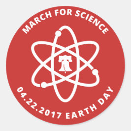 Mars voor Science Philadelphia stickers