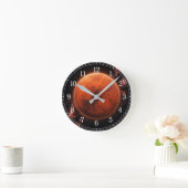 Mars Wall Clock — Space-Inspired Design Ronde Klok (Huis)