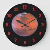 Mars-wandklok. Grote Klok (Voorkant)