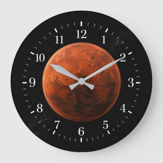 Mars Watch 2026 Version Grote Klok (Voorkant)