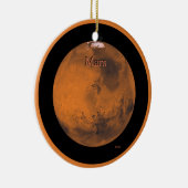 Mars Wereldbol door NASA Keramisch Ornament (Rechts)