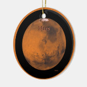 Mars Wereldbol door NASA Keramisch Ornament (Links)