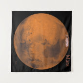 Mars Wereldbol door NASA Wandkleed (Voorkant (horizontaal))