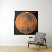 Mars Wereldbol door NASA Wandkleed (In situ)