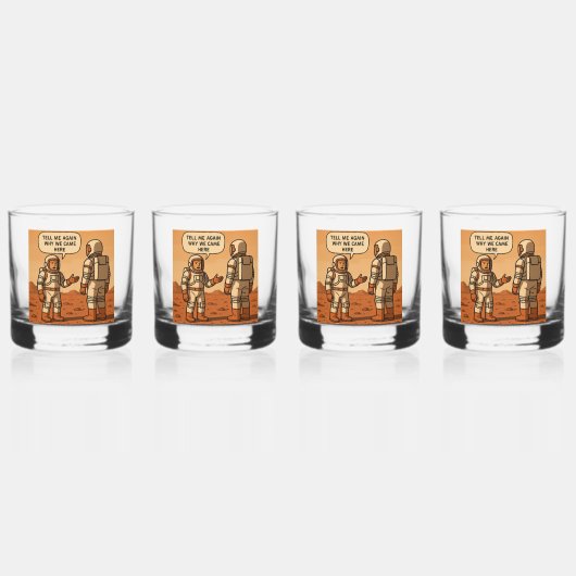 Mars Whisky Glas (Voorkant)