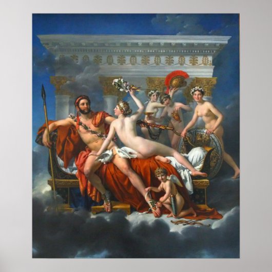 Mars wordt ontwapend door Venus Poster (Voorkant)