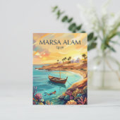 Marsa Alam Egypte Briefkaart (Staand voorkant)
