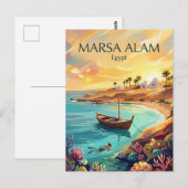 Marsa Alam Egypte Briefkaart (Voorkant / Achterkant)