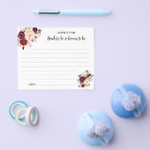 Marsala Advice for Couple Vrijgezellenfeest Kaart (Enkel)