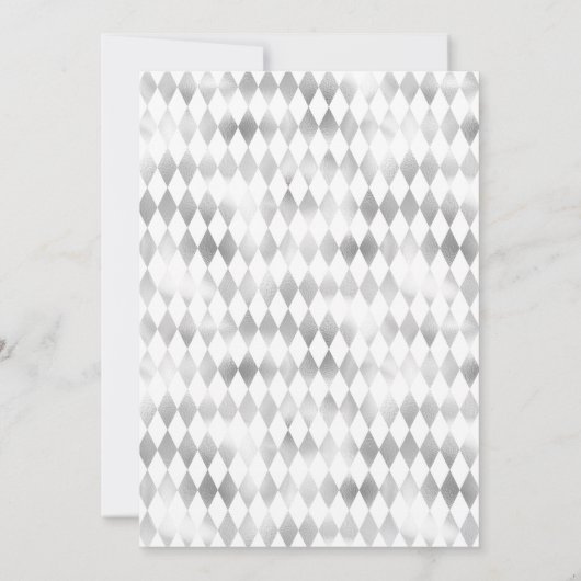 Marsala, Black en Silver Floral Wedding Save The Date (Achterkant)