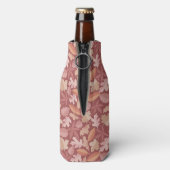 Marsala bladerenpatroon flesjeskoeler (Fles Achterkant)