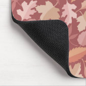 Marsala bladerenpatroon muismat (Hoek)