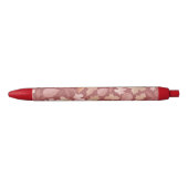 Marsala bladerenpatroon zwarte inkt pen (Voorkant)