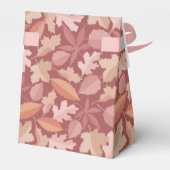 Marsala-bladpatroon Bedankdoosjes (Achterkant)