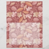 Marsala-bladpatroon Flyer (Achterkant)