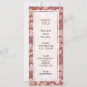 Marsala-bladpatroon Kaart (Achterkant)