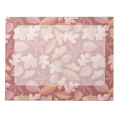 Marsala-bladpatroon Notitieblok (Voorkant)