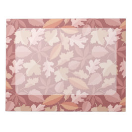 Marsala-bladpatroon Notitieblok