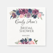 Marsala Blush Pink Navy Peonies Vrijgezellenfeest