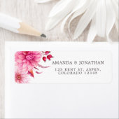 Marsala - Bourgogne en Blush herfst Wedding Etiket (Insitu)