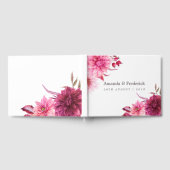 Marsala - Bourgogne en Blush herfst Wedding Gastenboek (Volledig)