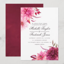 Marsala - Bourgogne en Blush herfst Wedding