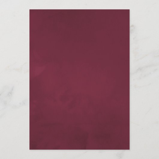 Marsala - Bourgondië en Blush herfst bruids advies (Achterkant)