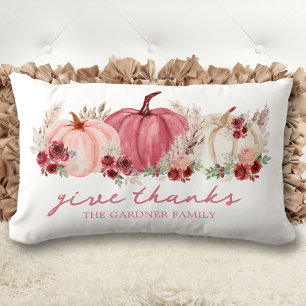 Marsala Bourgondische Herfst Herfst Boho Pompoenen Kussen