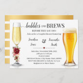 Marsala Bubbles & Brews voordat ik doe Koppels Dou Kaart (Voorkant / Achterkant)