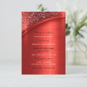 Marsala Burgundy Glitter Vrijgezellenfeest Birthda Kaart (Staand voorkant)