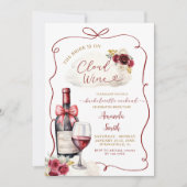 Marsala Cloud Bachelorette Weekendschema Kaart (Voorkant)