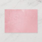 Marsala en Blush Floral Baby shower Book Request Informatiekaartje (Achterkant)