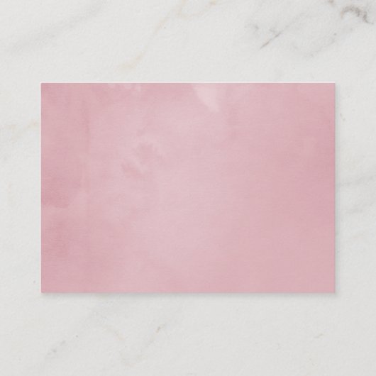 Marsala en Blush Floral Baby shower Book Request Informatiekaartje (Achterkant)